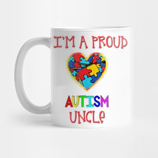 Proud Autism Uncle Mug